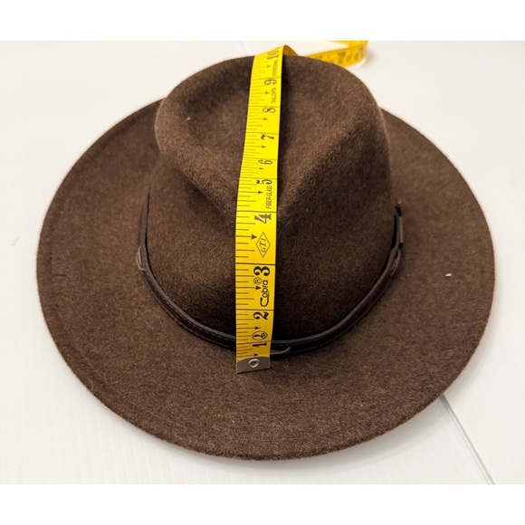 Pendleton Dark Brown Wool Felt Fedora Western Outback Hat - M - Picture 12 of 12